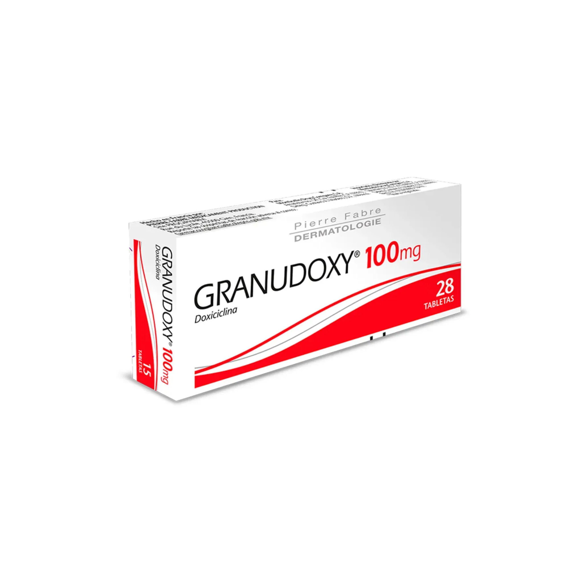 Granudoxy (Doxiciclina) 100mg, Pierre Fabre, 28 Tabletas