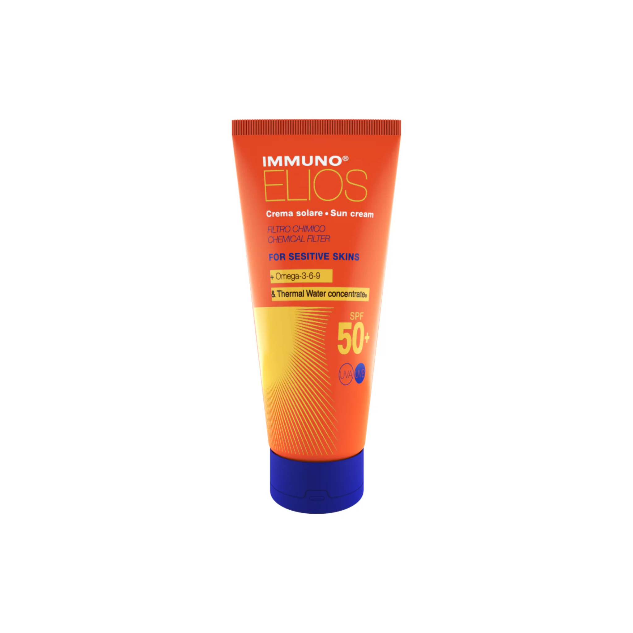 Immuno Elios Sun Cream for Sensitive Skin SPF 50+, Cesaretti Pharma, 40ml